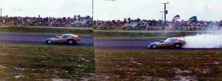 Detroit Dragway - Dick Custy Funny Car Burnout From Rick Rzepka